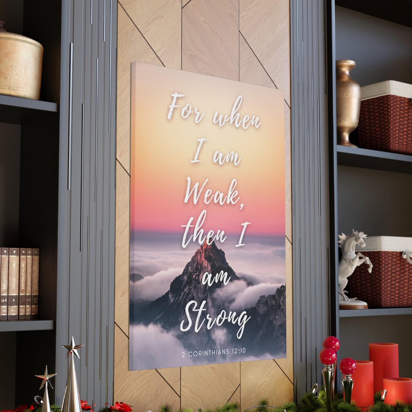 I Am Made Strong Canvas Gallery Wraps