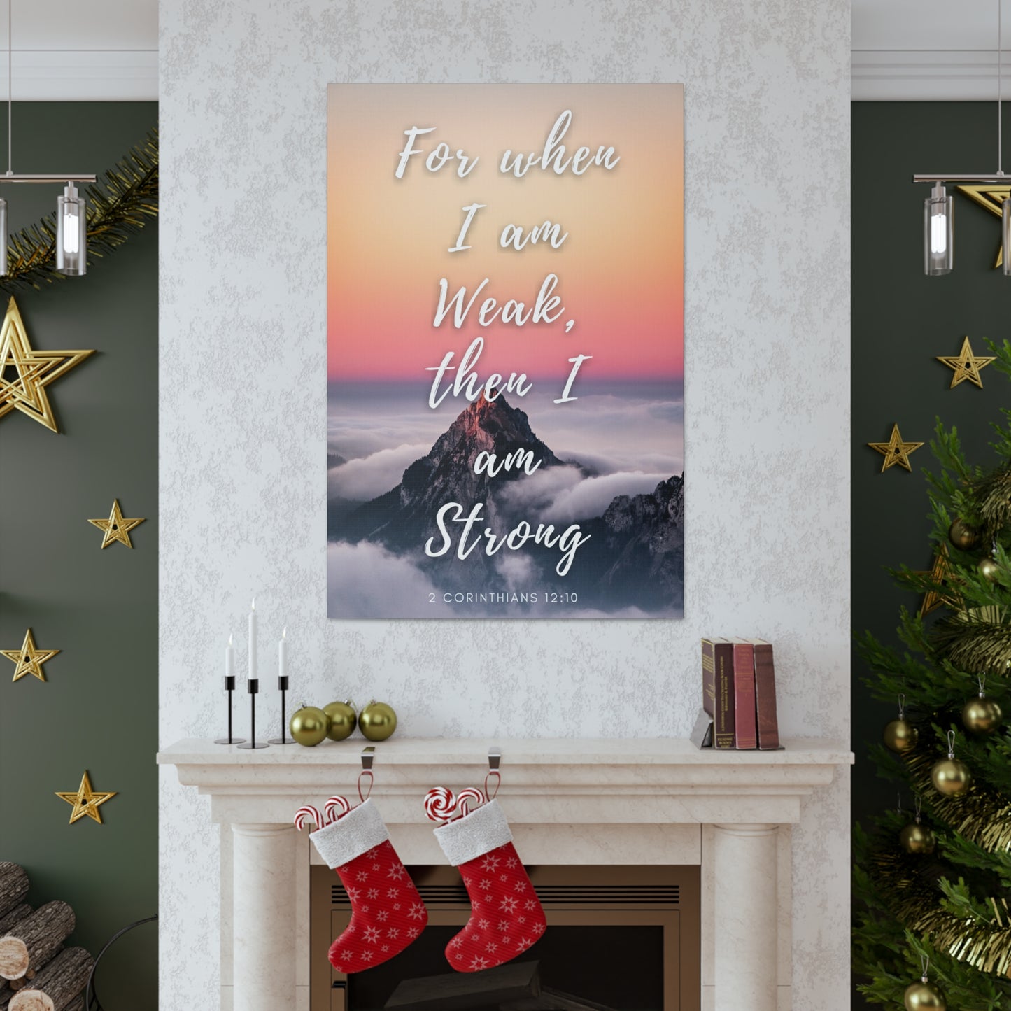 I Am Made Strong Canvas Gallery Wraps
