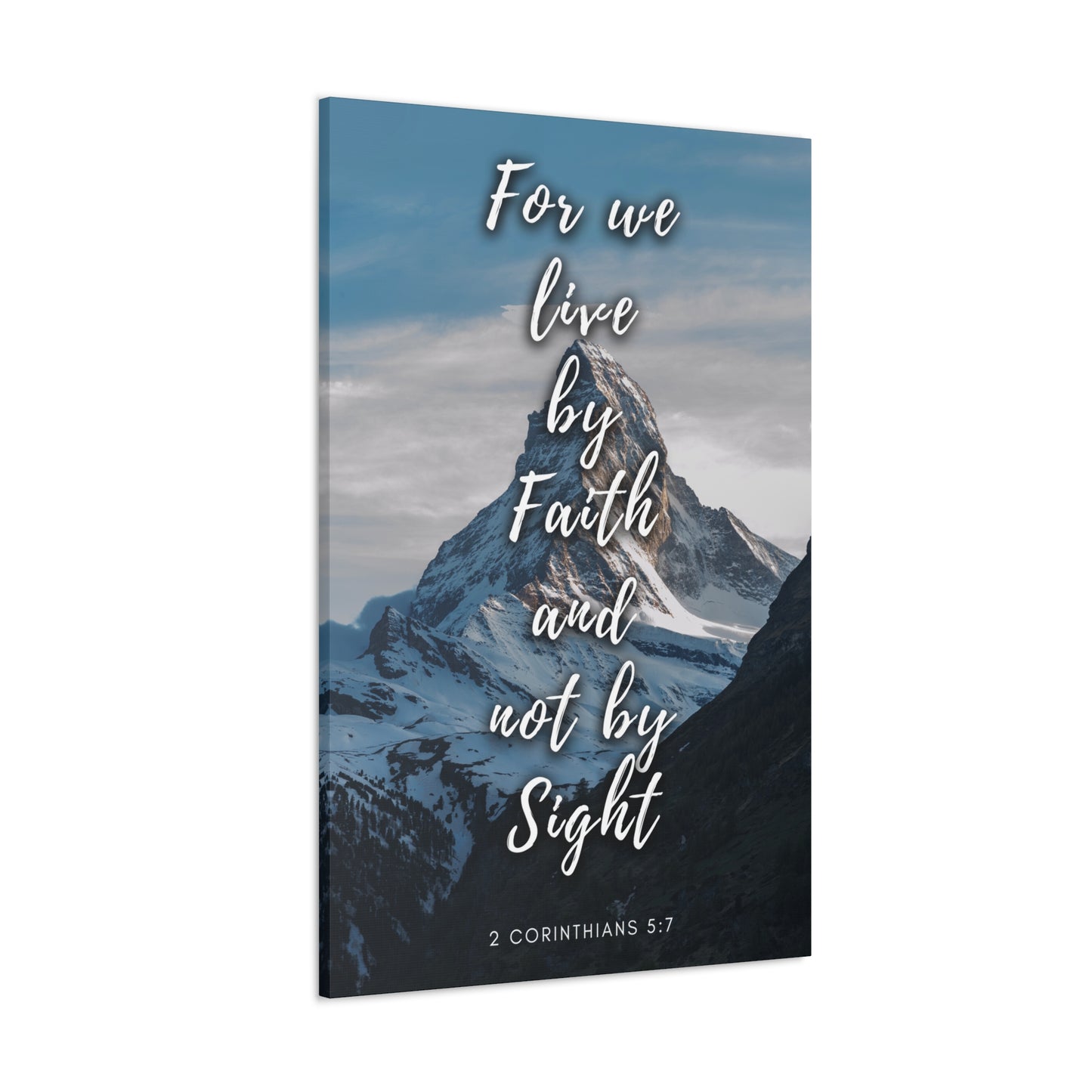 Live by faith Canvas Gallery Wraps
