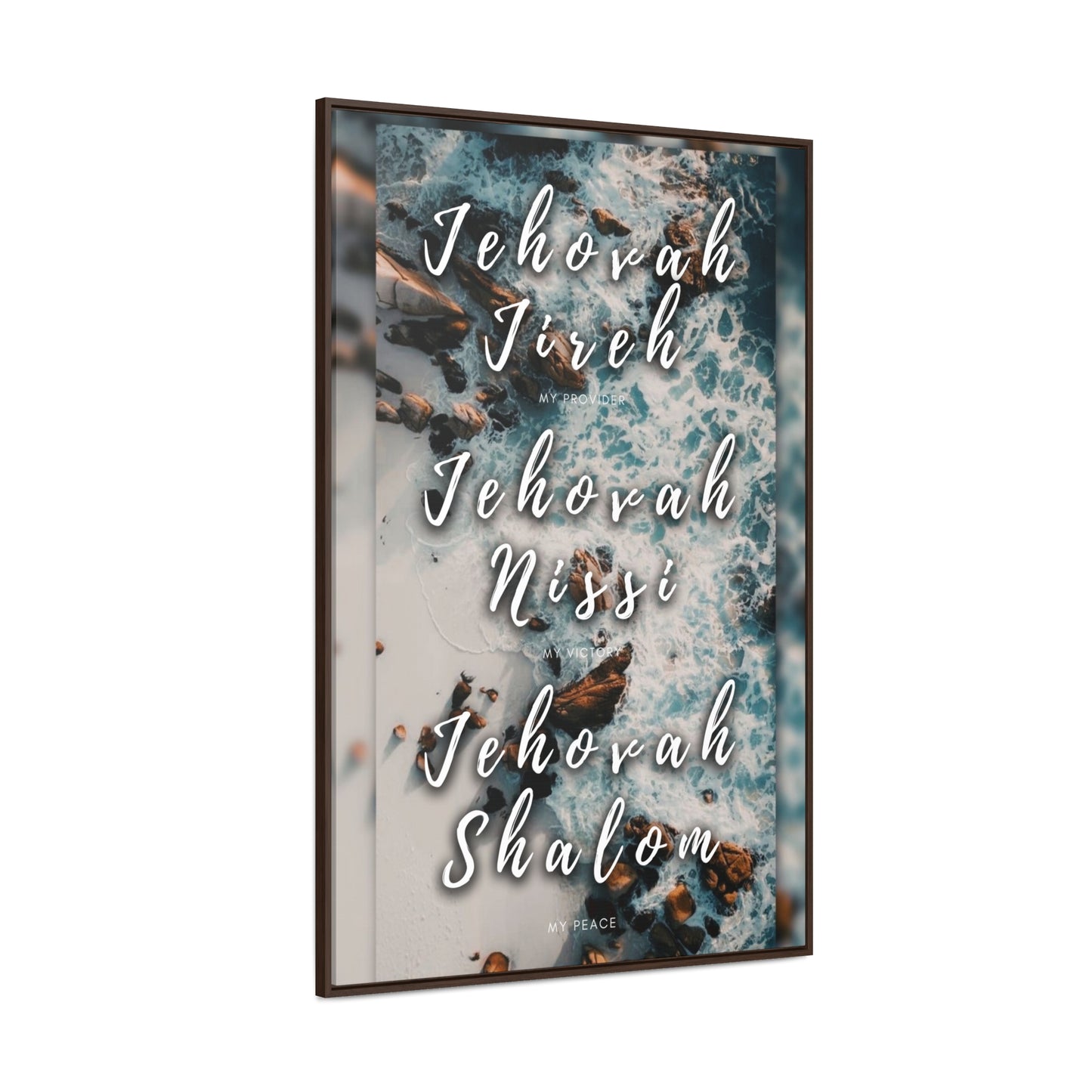 Jehovah Gallery Canvas Wraps, Vertical Frame