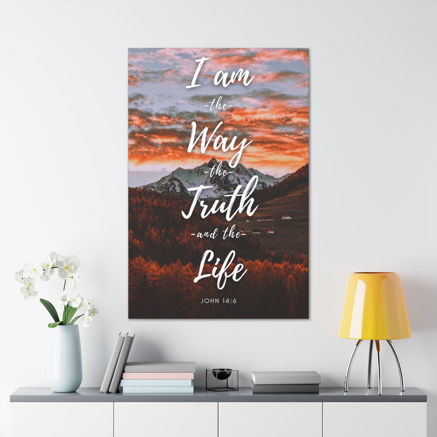 I Am The Way The Truth The Life Canvas Gallery Wraps